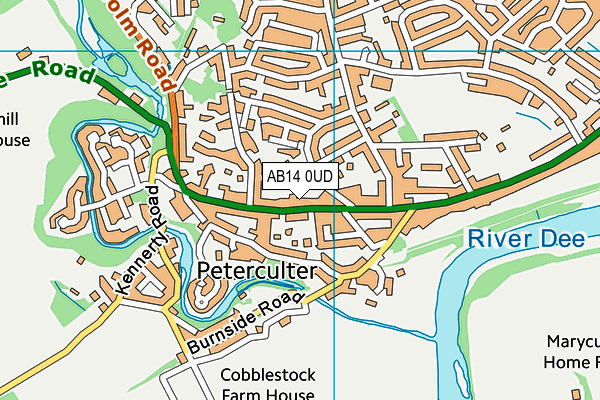 AB14 0UD map - OS VectorMap District (Ordnance Survey) AB14 0UD map - OS VectorMap District (Ordnance Survey)