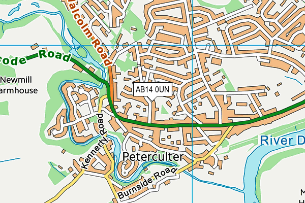 AB14 0UN map - OS VectorMap District (Ordnance Survey) AB14 0UN map - OS VectorMap District (Ordnance Survey)