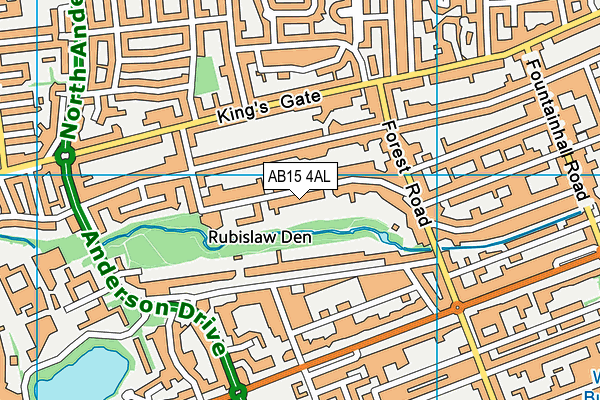 AB15 4AL map - OS VectorMap District (Ordnance Survey) AB15 4AL map - OS VectorMap District (Ordnance Survey)