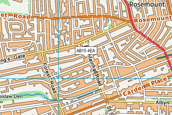 AB15 4EA map - OS VectorMap District (Ordnance Survey) AB15 4EA map - OS VectorMap District (Ordnance Survey)