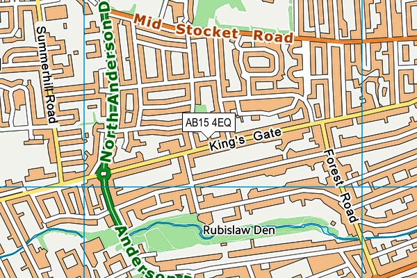 AB15 4EQ map - OS VectorMap District (Ordnance Survey) AB15 4EQ map - OS VectorMap District (Ordnance Survey)