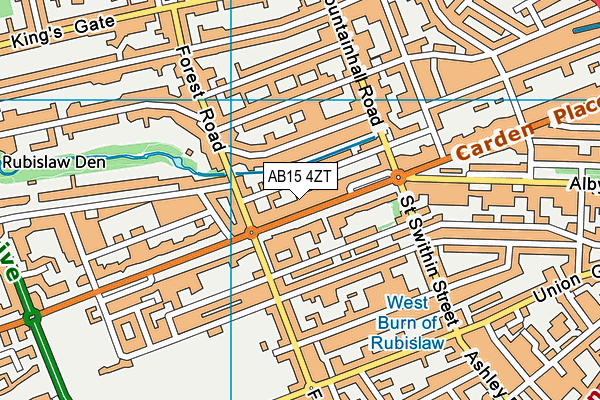 AB15 4ZT map - OS VectorMap District (Ordnance Survey) AB15 4ZT map - OS VectorMap District (Ordnance Survey)