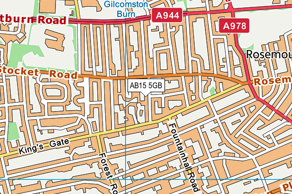 AB15 5GB map - OS VectorMap District (Ordnance Survey) AB15 5GB map - OS VectorMap District (Ordnance Survey)
