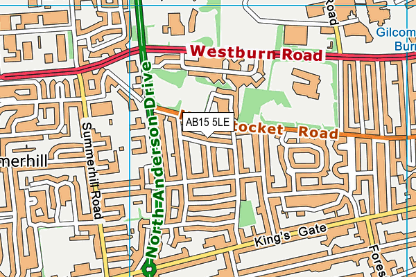 AB15 5LE map - OS VectorMap District (Ordnance Survey) AB15 5LE map - OS VectorMap District (Ordnance Survey)