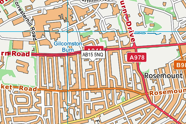 AB15 5NQ map - OS VectorMap District (Ordnance Survey) AB15 5NQ map - OS VectorMap District (Ordnance Survey)