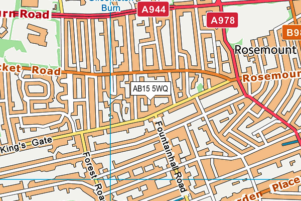 AB15 5WQ map - OS VectorMap District (Ordnance Survey) AB15 5WQ map - OS VectorMap District (Ordnance Survey)