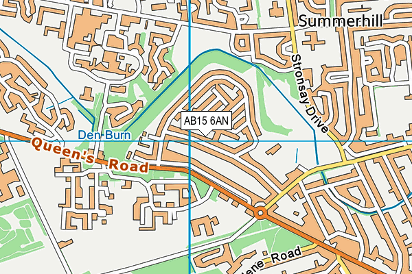 AB15 6AN map - OS VectorMap District (Ordnance Survey) AB15 6AN map - OS VectorMap District (Ordnance Survey)