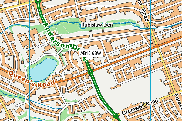 AB15 6BW map - OS VectorMap District (Ordnance Survey) AB15 6BW map - OS VectorMap District (Ordnance Survey)