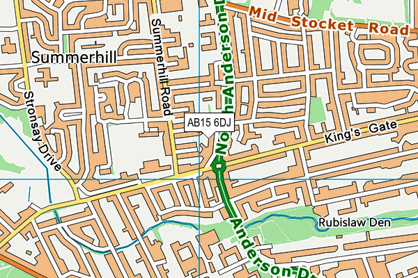 AB15 6DJ map - OS VectorMap District (Ordnance Survey) AB15 6DJ map - OS VectorMap District (Ordnance Survey)