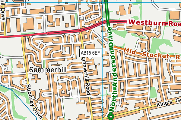 AB15 6EF map - OS VectorMap District (Ordnance Survey) AB15 6EF map - OS VectorMap District (Ordnance Survey)