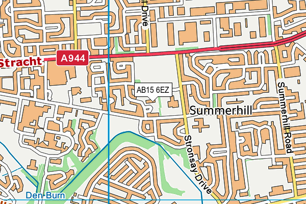 AB15 6EZ map - OS VectorMap District (Ordnance Survey) AB15 6EZ map - OS VectorMap District (Ordnance Survey)