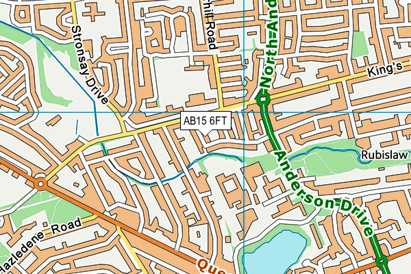 AB15 6FT map - OS VectorMap District (Ordnance Survey) AB15 6FT map - OS VectorMap District (Ordnance Survey)