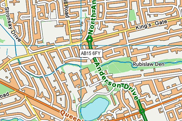 AB15 6FY map - OS VectorMap District (Ordnance Survey) AB15 6FY map - OS VectorMap District (Ordnance Survey)