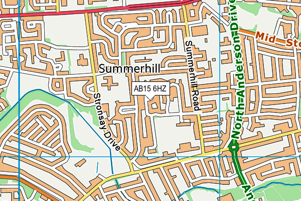 AB15 6HZ map - OS VectorMap District (Ordnance Survey) AB15 6HZ map - OS VectorMap District (Ordnance Survey)