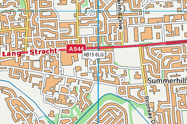 AB15 6LG map - OS VectorMap District (Ordnance Survey) AB15 6LG map - OS VectorMap District (Ordnance Survey)