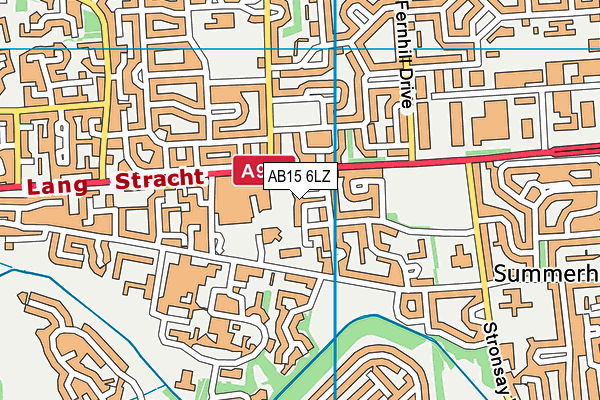 AB15 6LZ map - OS VectorMap District (Ordnance Survey) AB15 6LZ map - OS VectorMap District (Ordnance Survey)