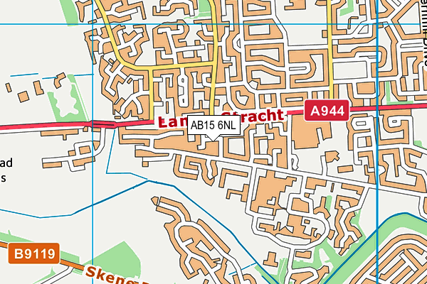 AB15 6NL map - OS VectorMap District (Ordnance Survey) AB15 6NL map - OS VectorMap District (Ordnance Survey)