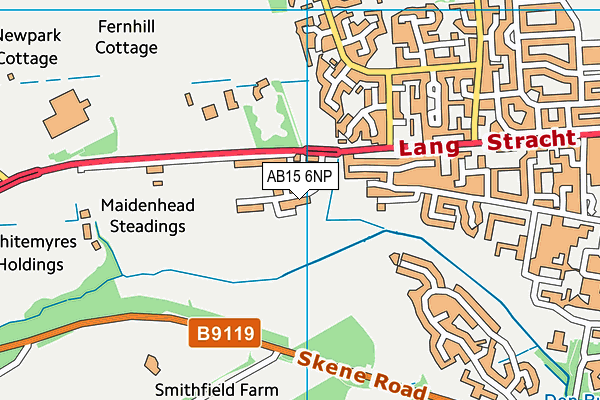 AB15 6NP map - OS VectorMap District (Ordnance Survey) AB15 6NP map - OS VectorMap District (Ordnance Survey)