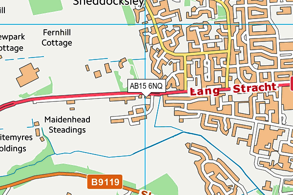 AB15 6NQ map - OS VectorMap District (Ordnance Survey) AB15 6NQ map - OS VectorMap District (Ordnance Survey)