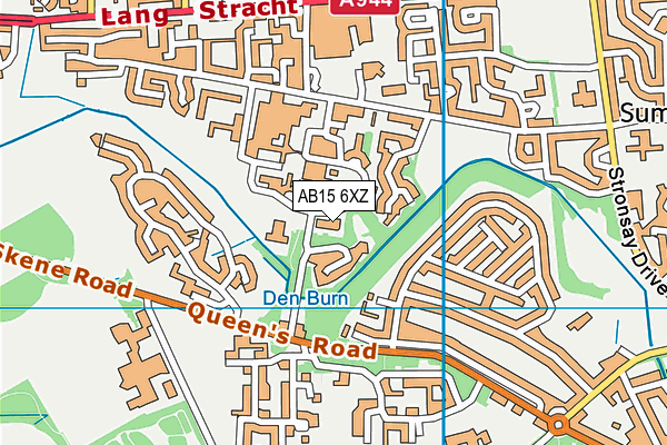 AB15 6XZ map - OS VectorMap District (Ordnance Survey) AB15 6XZ map - OS VectorMap District (Ordnance Survey)