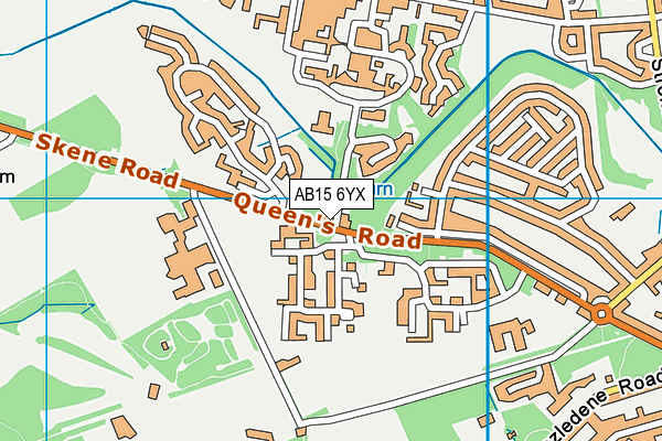 AB15 6YX map - OS VectorMap District (Ordnance Survey) AB15 6YX map - OS VectorMap District (Ordnance Survey)