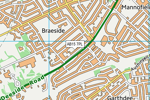 AB15 7PL map - OS VectorMap District (Ordnance Survey) AB15 7PL map - OS VectorMap District (Ordnance Survey)