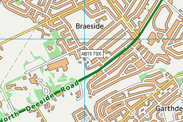 AB15 7SX map - OS VectorMap District (Ordnance Survey) AB15 7SX map - OS VectorMap District (Ordnance Survey)
