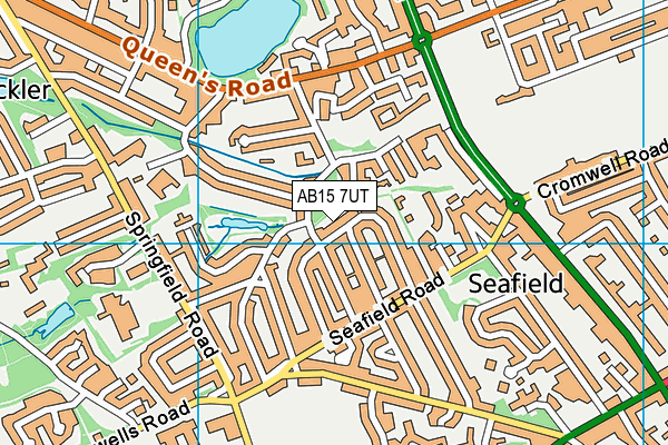 AB15 7UT map - OS VectorMap District (Ordnance Survey) AB15 7UT map - OS VectorMap District (Ordnance Survey)