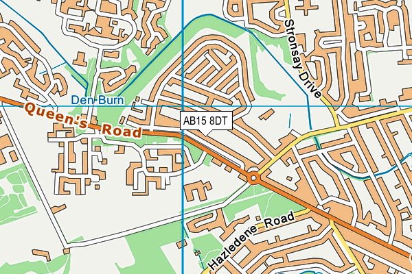 AB15 8DT map - OS VectorMap District (Ordnance Survey) AB15 8DT map - OS VectorMap District (Ordnance Survey)