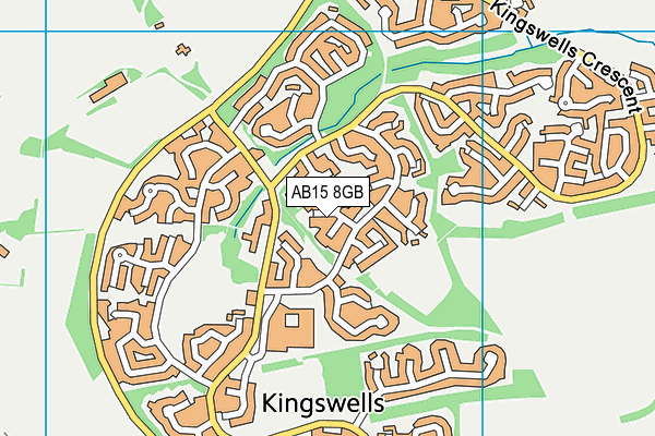 AB15 8GB map - OS VectorMap District (Ordnance Survey)