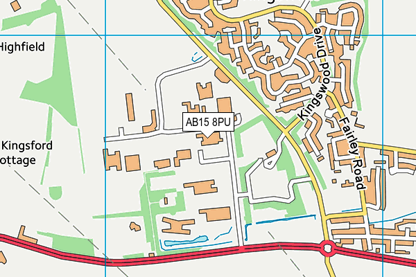 AB15 8PU map - OS VectorMap District (Ordnance Survey) AB15 8PU map - OS VectorMap District (Ordnance Survey)