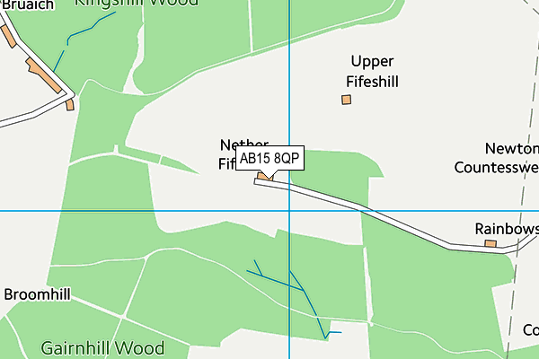 AB15 8QP map - OS VectorMap District (Ordnance Survey) AB15 8QP map - OS VectorMap District (Ordnance Survey)