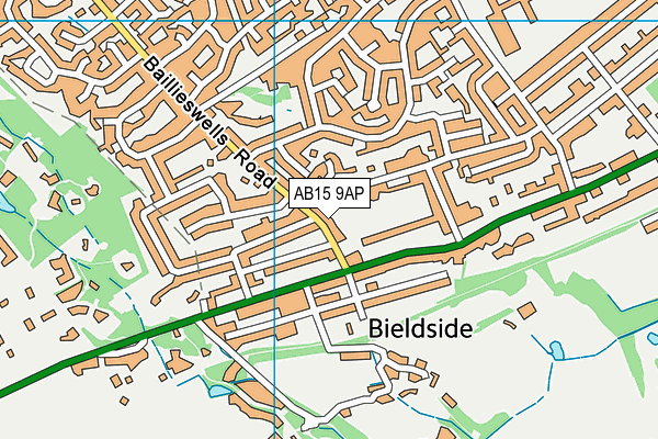 AB15 9AP map - OS VectorMap District (Ordnance Survey) AB15 9AP map - OS VectorMap District (Ordnance Survey)