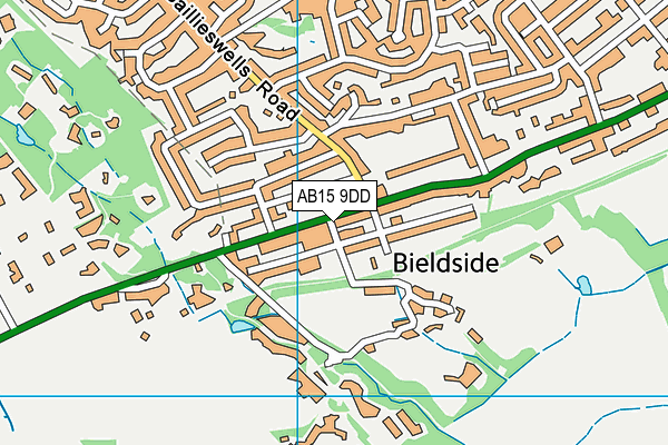 AB15 9DD map - OS VectorMap District (Ordnance Survey) AB15 9DD map - OS VectorMap District (Ordnance Survey)