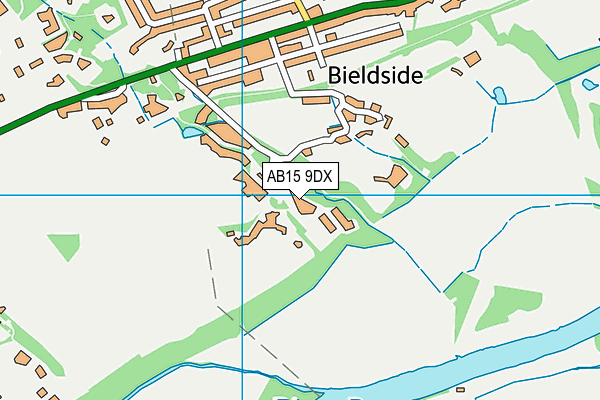 AB15 9DX map - OS VectorMap District (Ordnance Survey) AB15 9DX map - OS VectorMap District (Ordnance Survey)