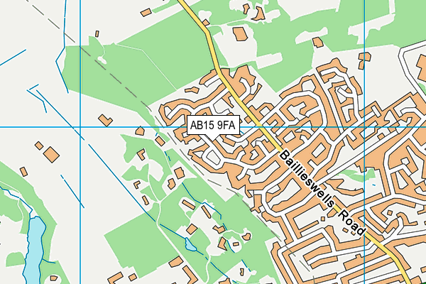 AB15 9FA map - OS VectorMap District (Ordnance Survey) AB15 9FA map - OS VectorMap District (Ordnance Survey)