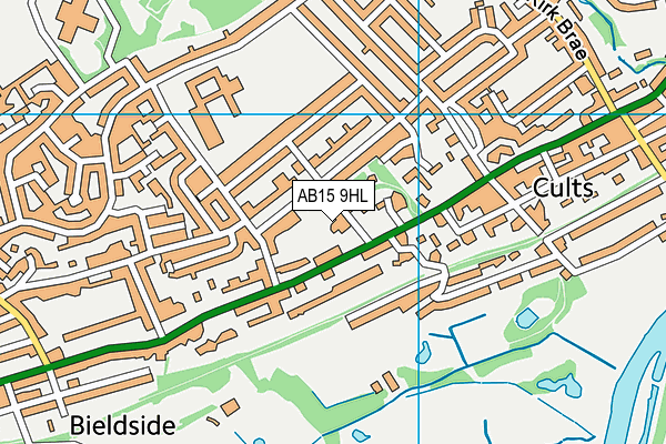 AB15 9HL map - OS VectorMap District (Ordnance Survey) AB15 9HL map - OS VectorMap District (Ordnance Survey)