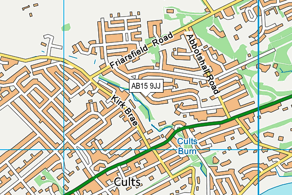 AB15 9JJ map - OS VectorMap District (Ordnance Survey) AB15 9JJ map - OS VectorMap District (Ordnance Survey)
