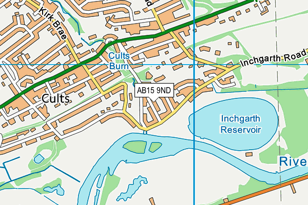 AB15 9ND map - OS VectorMap District (Ordnance Survey) AB15 9ND map - OS VectorMap District (Ordnance Survey)