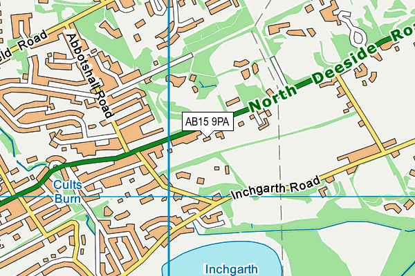 AB15 9PA map - OS VectorMap District (Ordnance Survey) AB15 9PA map - OS VectorMap District (Ordnance Survey)