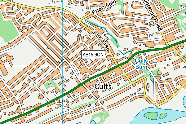 AB15 9QN map - OS VectorMap District (Ordnance Survey) AB15 9QN map - OS VectorMap District (Ordnance Survey)