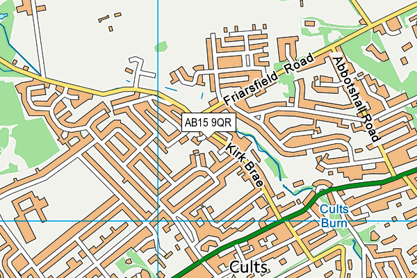 AB15 9QR map - OS VectorMap District (Ordnance Survey) AB15 9QR map - OS VectorMap District (Ordnance Survey)