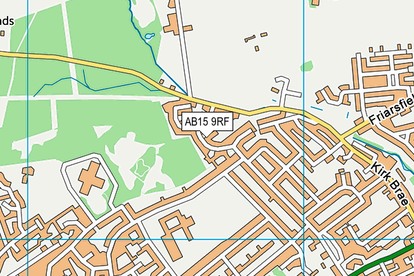 AB15 9RF map - OS VectorMap District (Ordnance Survey) AB15 9RF map - OS VectorMap District (Ordnance Survey)