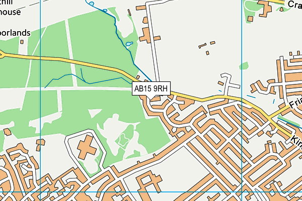 AB15 9RH map - OS VectorMap District (Ordnance Survey) AB15 9RH map - OS VectorMap District (Ordnance Survey)