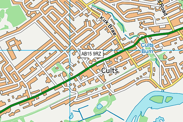 AB15 9RZ map - OS VectorMap District (Ordnance Survey) AB15 9RZ map - OS VectorMap District (Ordnance Survey)