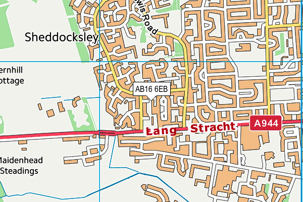 AB16 6EB map - OS VectorMap District (Ordnance Survey) AB16 6EB map - OS VectorMap District (Ordnance Survey)
