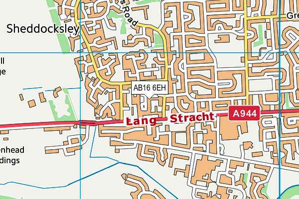 AB16 6EH map - OS VectorMap District (Ordnance Survey) AB16 6EH map - OS VectorMap District (Ordnance Survey)