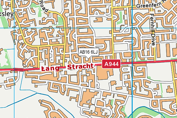 AB16 6LJ map - OS VectorMap District (Ordnance Survey) AB16 6LJ map - OS VectorMap District (Ordnance Survey)