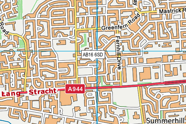 AB16 6SD map - OS VectorMap District (Ordnance Survey) AB16 6SD map - OS VectorMap District (Ordnance Survey)