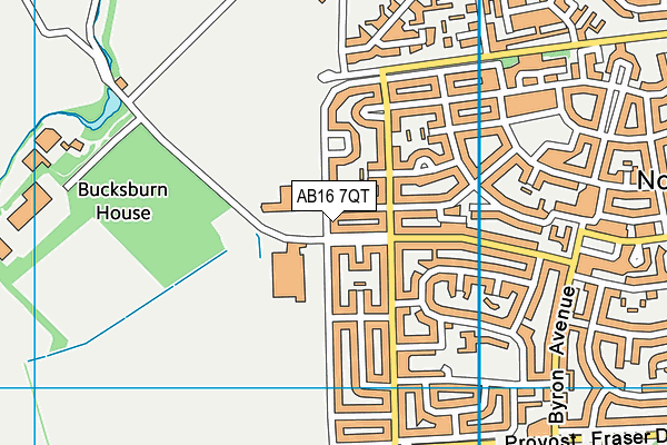 AB16 7QT map - OS VectorMap District (Ordnance Survey) AB16 7QT map - OS VectorMap District (Ordnance Survey)